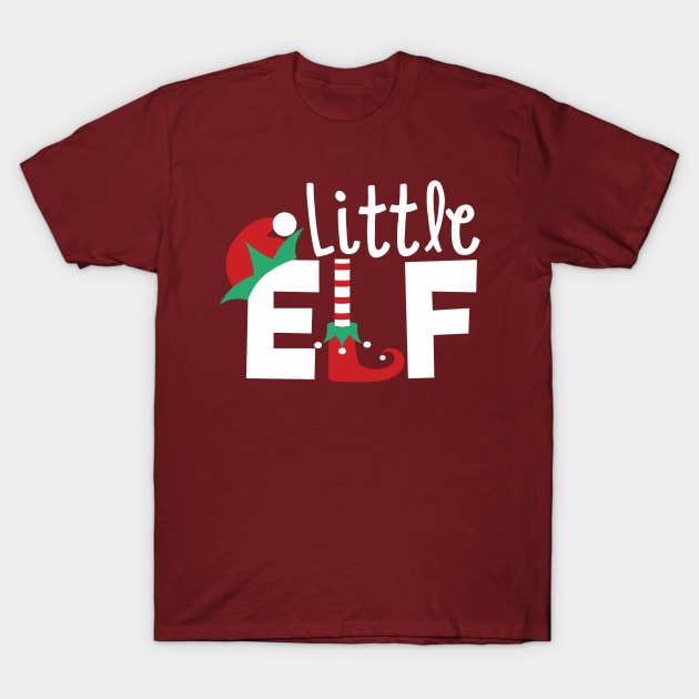 Little elf little sister Christmas T-Shirt by Giggias